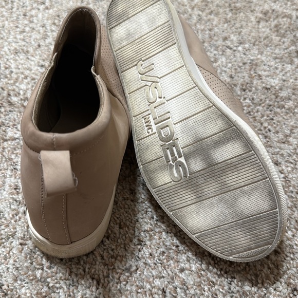 J/SLIDES Sallie Hidden Wedge Suede Sneakers - Picture 6 of 6